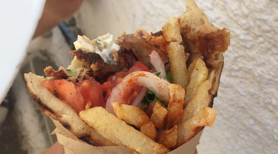 Il buonissimo Pork Gyros per soli 2,5 euro.