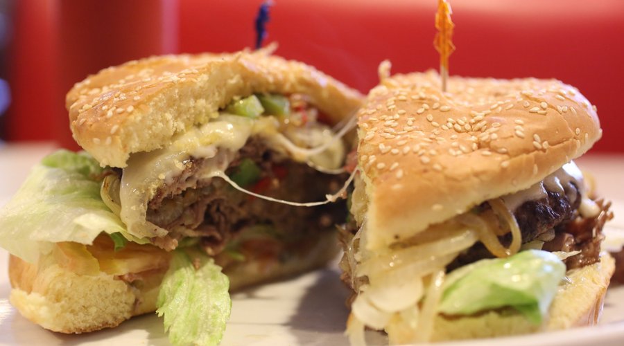 Skyline Cheesesteak Burger