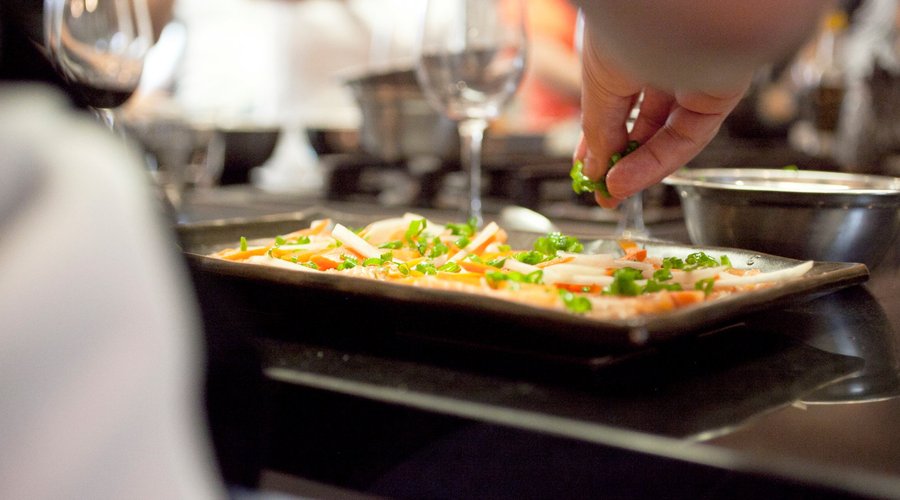 Tiradito de salmón