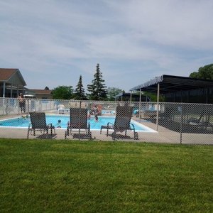 Two heated pools