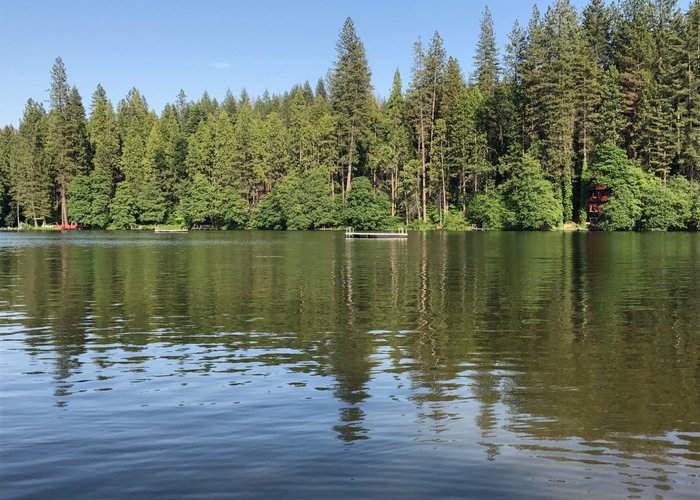 End of day lake view