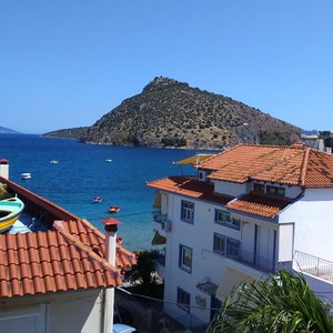 The view from our room balcony.