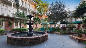 Best Western Plus French Quarter Courtyard Hotel in New Orleans, image may contain: Fountain, Water, City, Urban