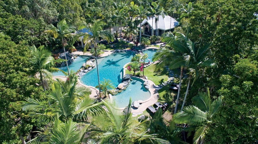 Main Lagoon Pool from above 
