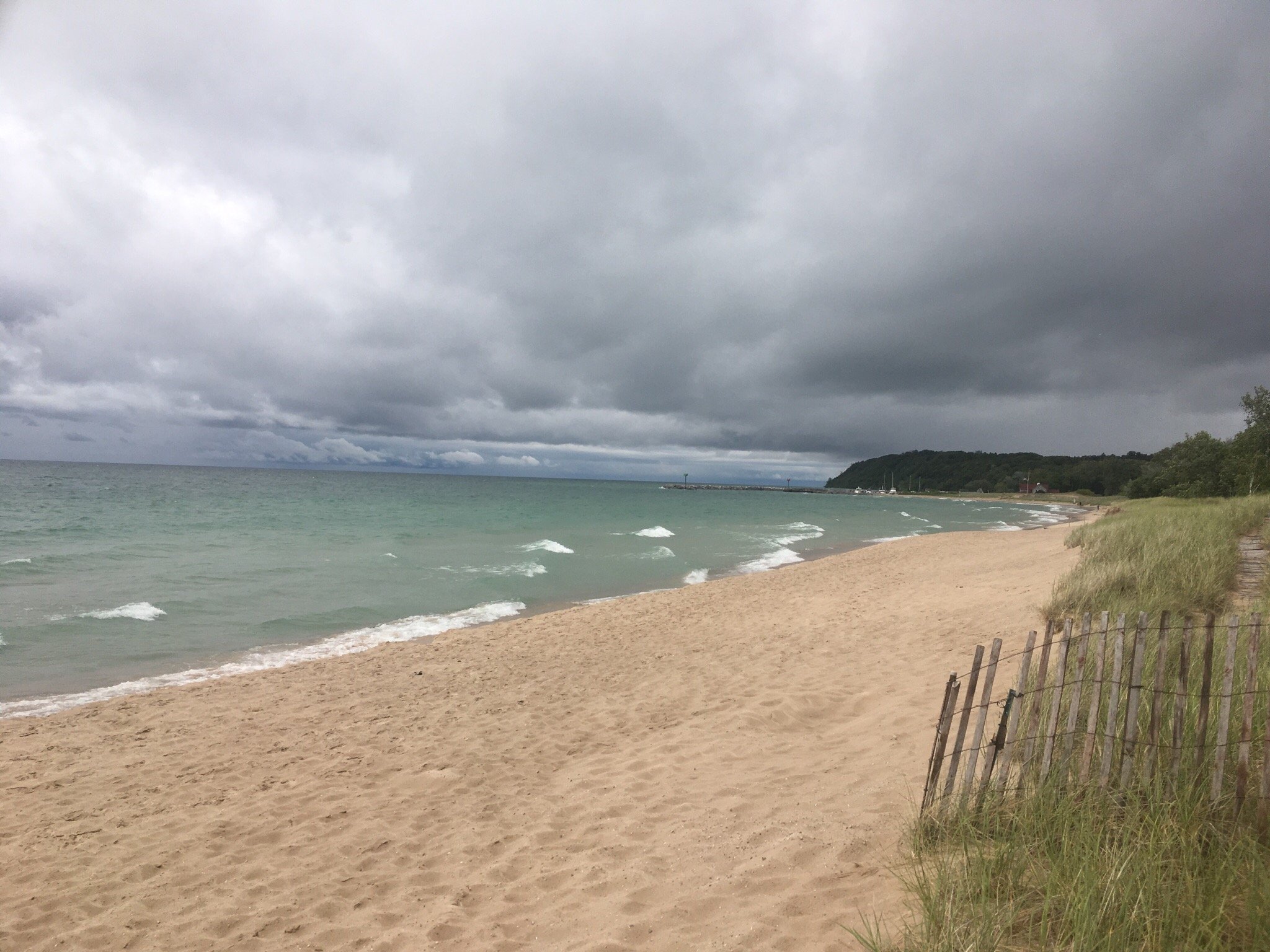 vans beach michigan