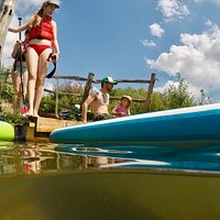 Fun in the sun on a sup