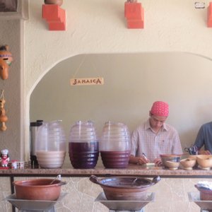 Chefs prepare food and beverages