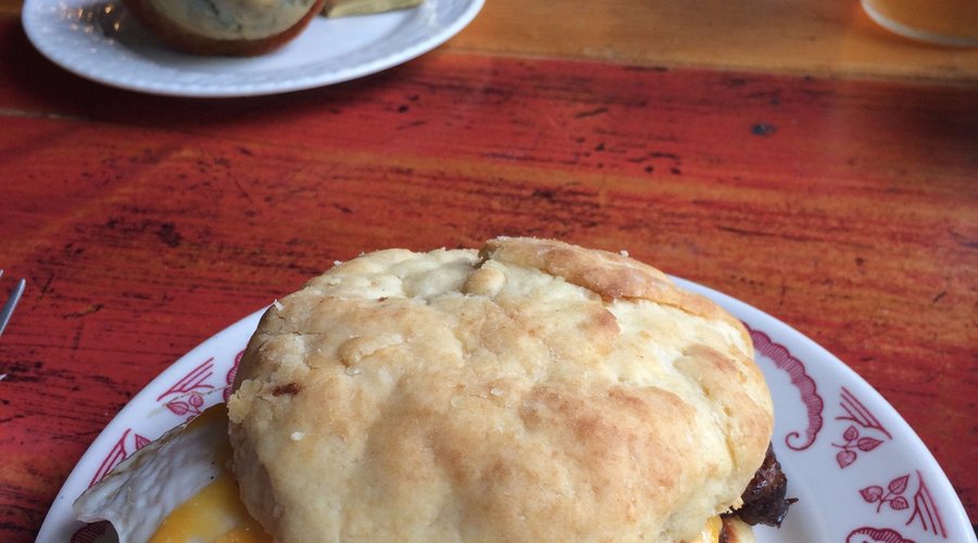 Brisket Breakfast Sandwich