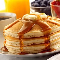 Golden pancakes