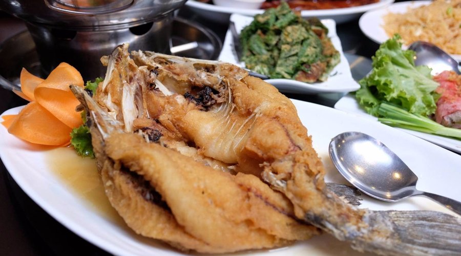 Perfectly deep fried fish