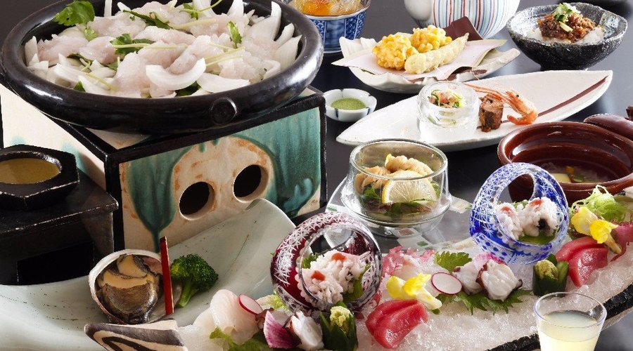 2017夏会席（鱧と鮑）