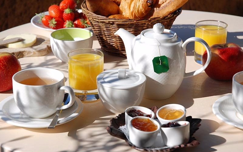Petit Déjeuner au Riad