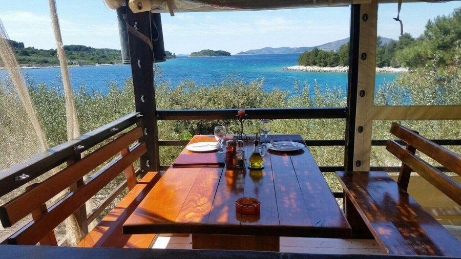 Outside table