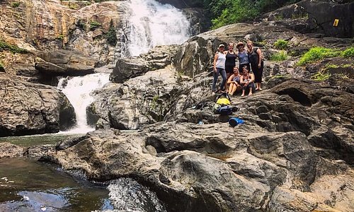 Hike through nature to the waterfall