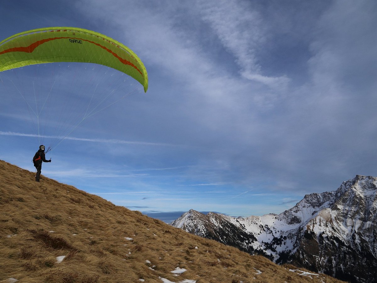 Nebelhorn - Gleitschirmfliegen mit der Oase Flugschule im Allgäu