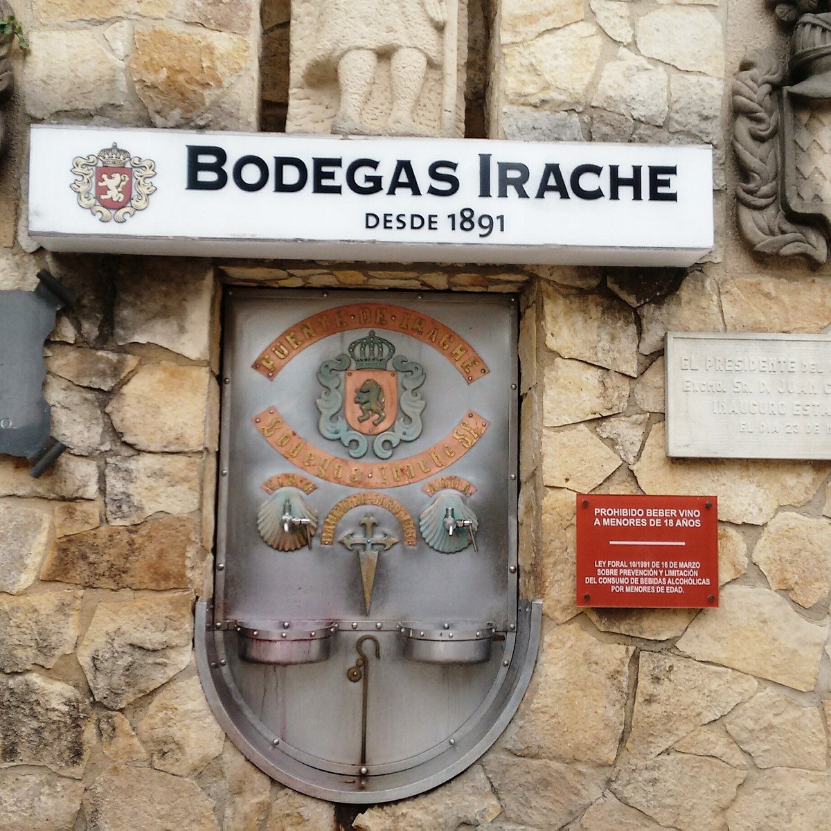 La fontaine à vin d'Irache Camino Frances