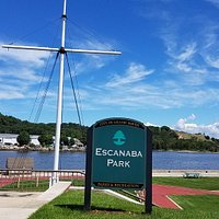 Nice waterside park