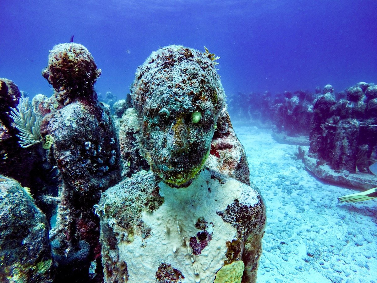 Introducir 67+ imagen museo subacuático de arte cozumel