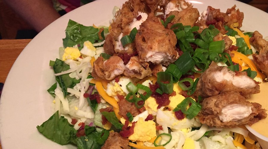 Chicken salad, chicken was warm not hot