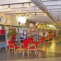 Interno della biblioteca