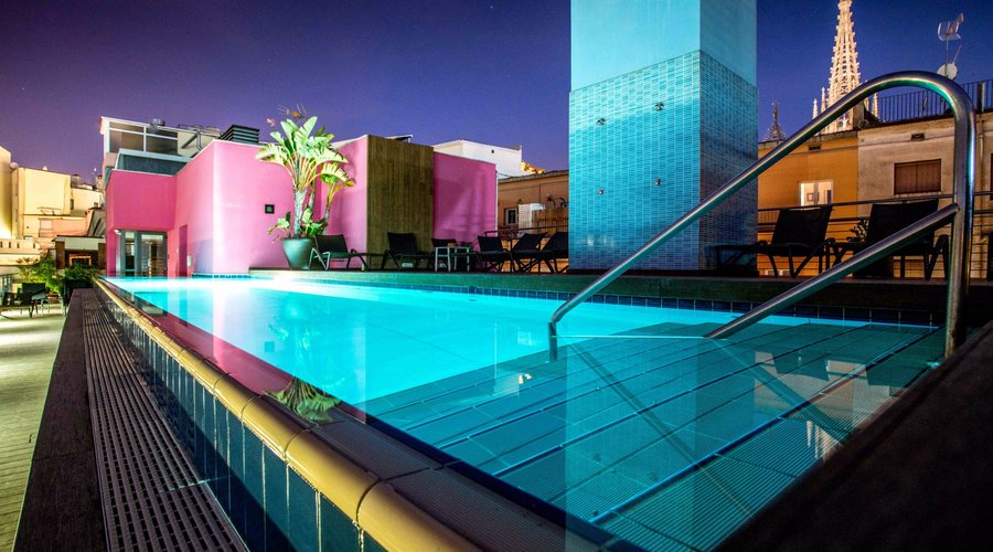 On the top floor you’ll find the hotel’s wellness space.