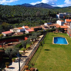 Jardín de El descanso del peregrino