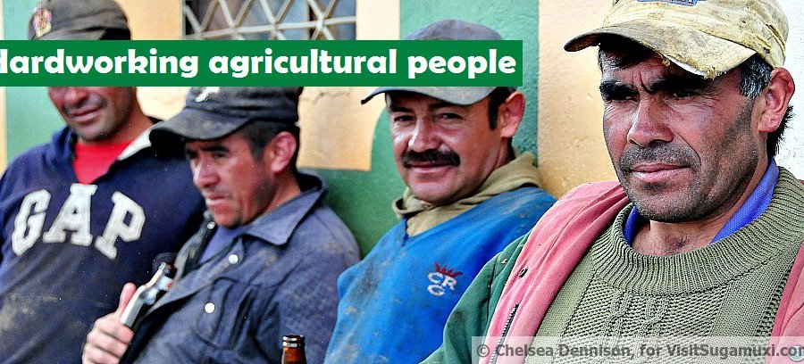Unique people: Hardworking agricultural people.