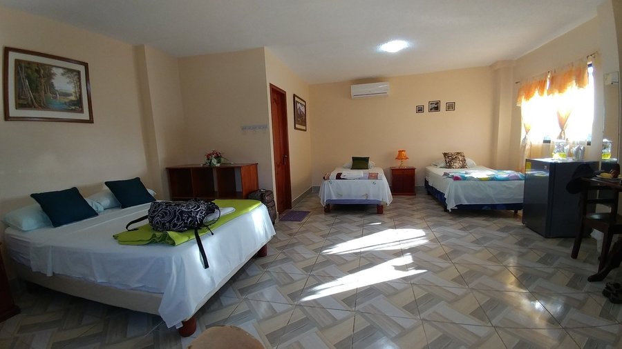 Our spacious, clean triple room