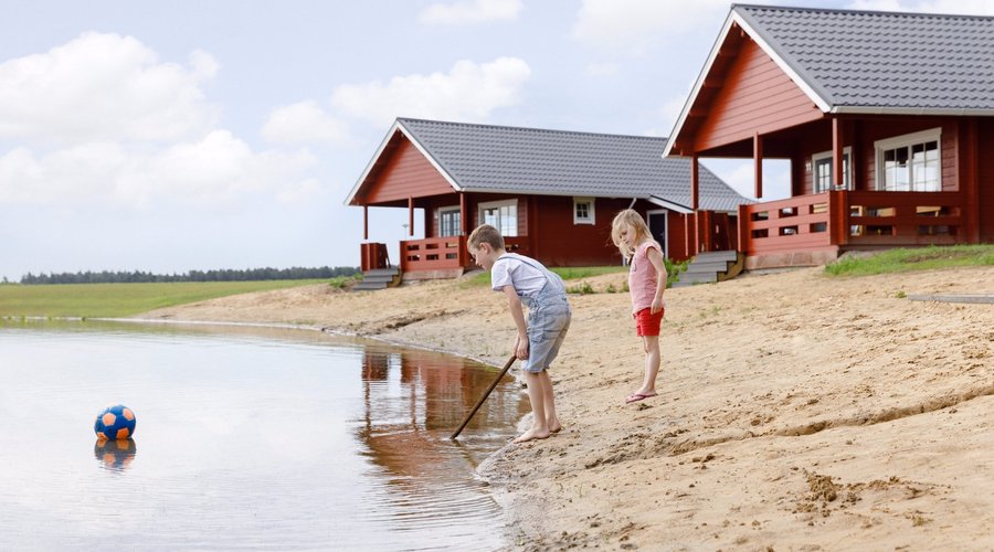 Water Lodge direct aan het meer
