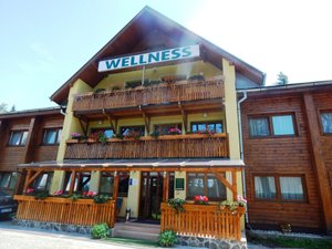 Hotel Bystrina in Demanovska Dolina, image may contain: Hotel, Resort, Car, Neighborhood