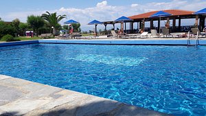 Pavlina Beach Hotel in Niforeika, image may contain: Pool, Water, Swimming Pool