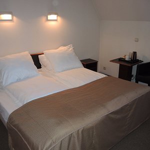 Room with bed