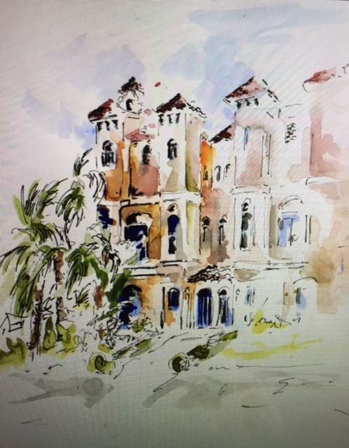 WATERCOLOR ART SOCIETY OF HOUSTON Tutto Quello Che C Da Sapere   Joanie Hughes Pen Ink 