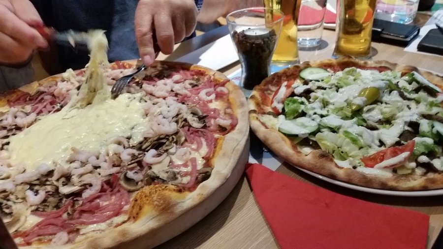 Deilig pizza