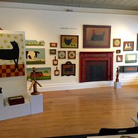 Warren Kimble show, July 2017. There's always an interesting feature show at the Guild.