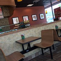 The dining room.