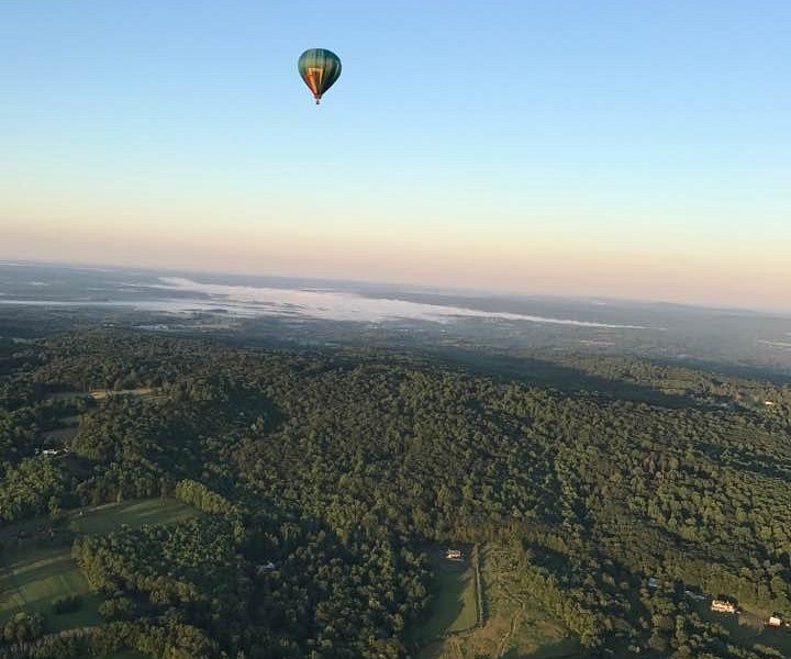 Balloons In Flight Over New Jersey image
