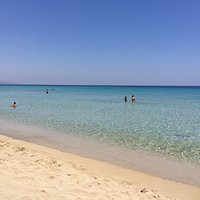 The beach