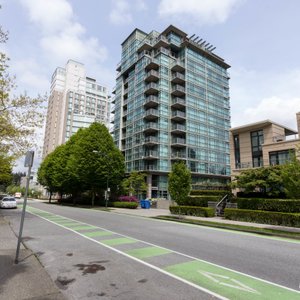 Lord Stanley Suites On The Park in Vancouver, image may contain: City, Urban, High Rise, Condo