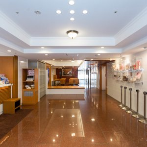 Lobby at the Heiwa Plaza Hotel