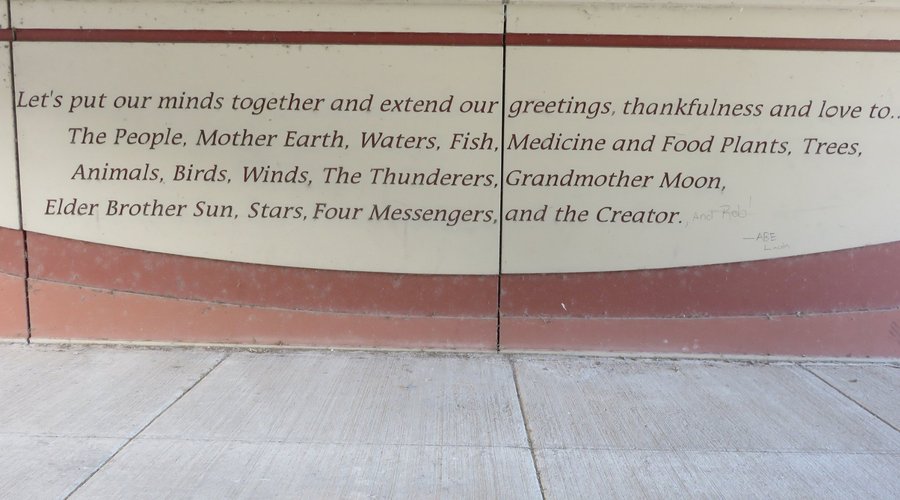 Original native residents' prayer
