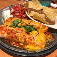 Egg and chorizo enchiladas