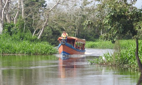Public boat in Papaturro River