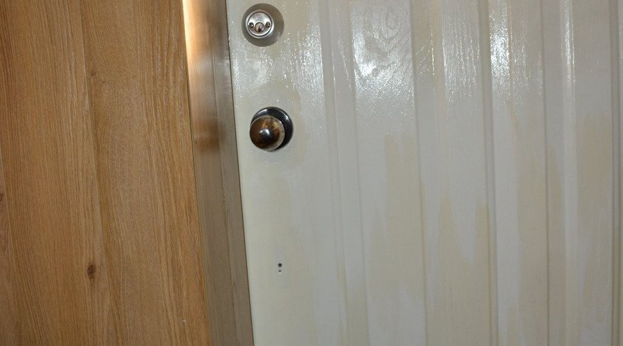 the deadbolt requires a key