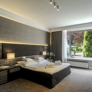 Villa Eva in Gdansk, image may contain: Interior Design, Indoors, Lamp, Furniture