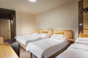 Hotel Golf and Depandance in Prague, image may contain: Dorm Room, Bed, Furniture, Chair
