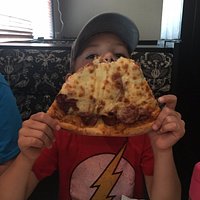 Giant slice of pizza