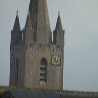 Middeleeuwse toren van rijksmonument kerk Kapelle