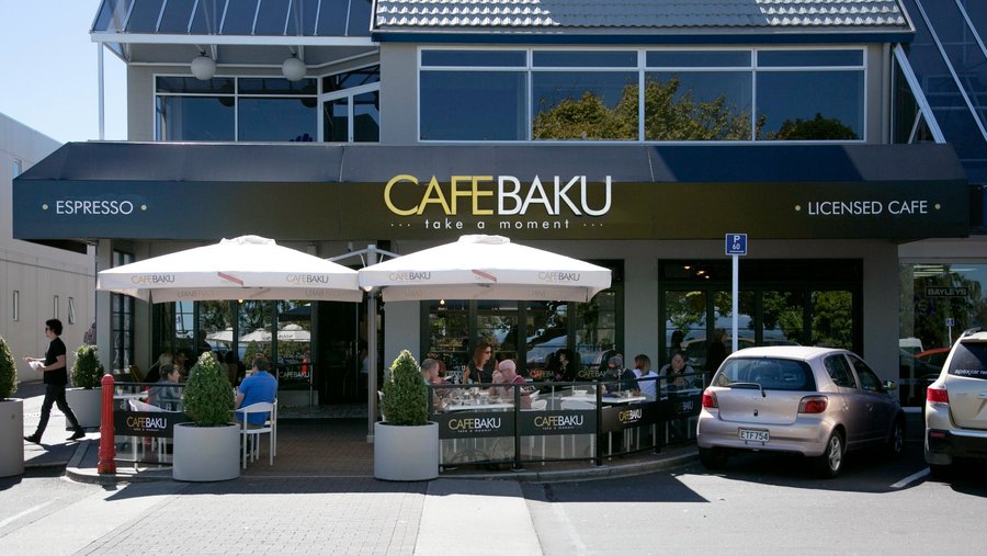 Cafe Baku on the lake front in Taupo