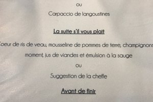 قائمة الطعام